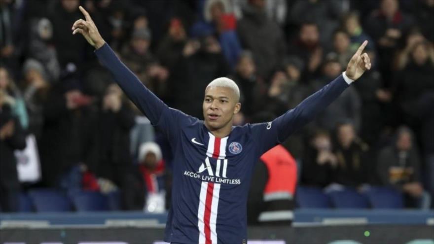 El francés Kylian Mbappé, delantero del Paris Saint-Germain, durante un partido ante el Amiens, diciembre de 2019. (Foto: AP)