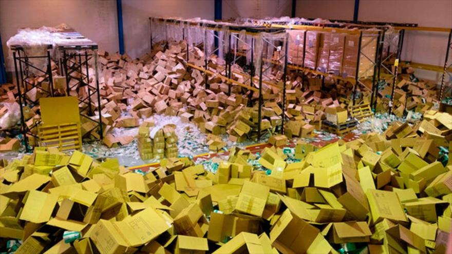 Roban dos millones de mascarillas en España en plena pandemia 