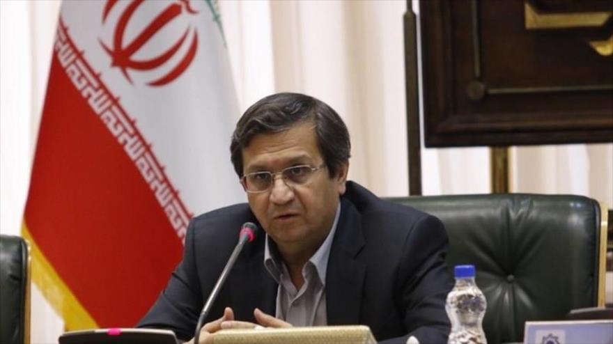 El presidente del Banco Central de Irán (BCI) de Irán, Abdolnaser Hemati.