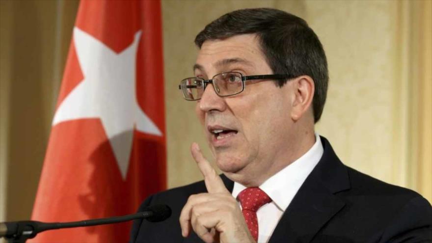 El ministro de Exteriores de Cuba, Bruno Rodríguez.