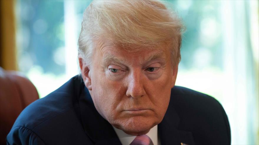 El presidente de Estados Unidos, Donald Trump, en la Casa Blanca en Washington, DC, 10 de abril de 2020. (FOTO: AFP)