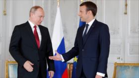 Macron busca apoyo de Putin para suplicar tregua mundial ante ONU