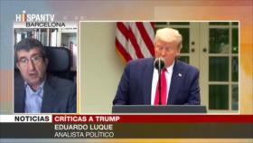 Luque: Gestión de Trump es pésima de cara a elecciones