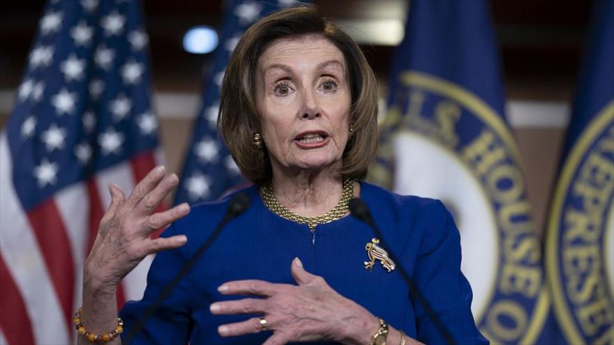 La presidenta de la Cámara de Representantes de EE.UU., Nancy Pelosi.