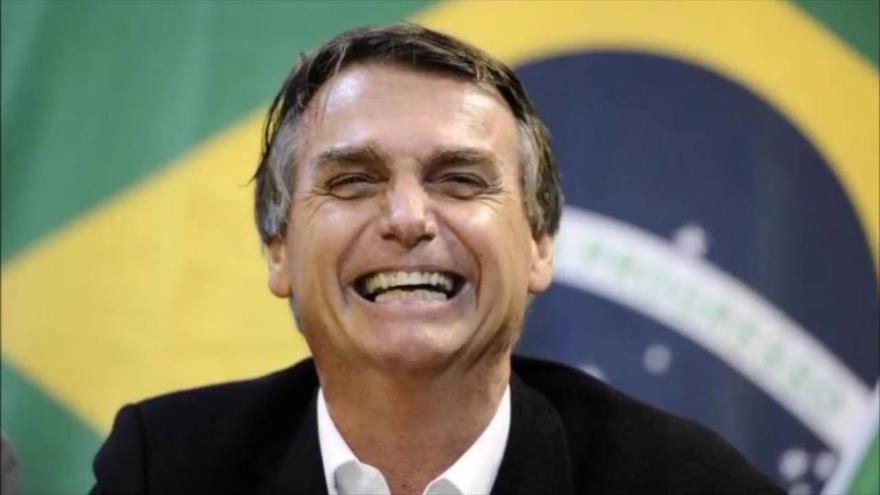 Presidente de Brasil, Jair Bolsonaro, en un acto público.