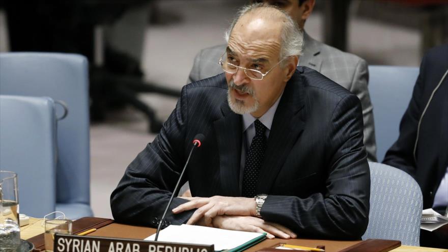 El representante permanente de Siria ante la Organización de las Naciones Unidas (ONU), Bashar al-Yafari.