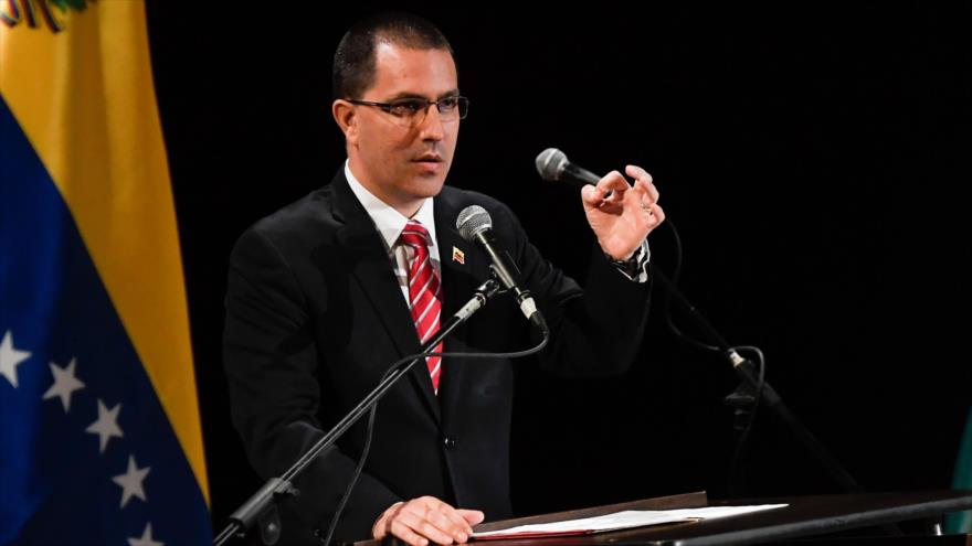 El ministro de Asuntos Exteriores de Venezuela, Jorge Arreaza.