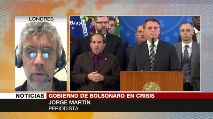 Martín: Grupos de poder en Brasil quieren deshacerse de Bolsonaro