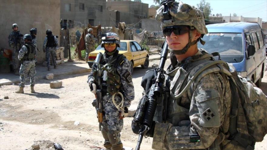 Soldados estadounidenses desplegados en Irak.