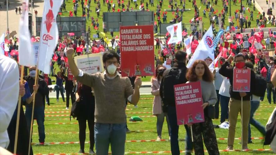 Celebran “Día Internacional de los Trabajadores” en plena pandemia