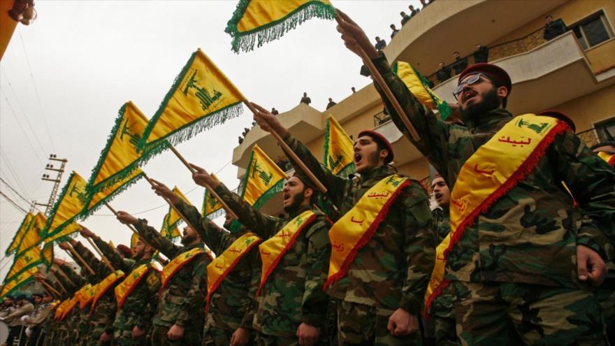 Combatientes del Movimiento de Resistencia Islámica de El Líbano (Hezbolá).