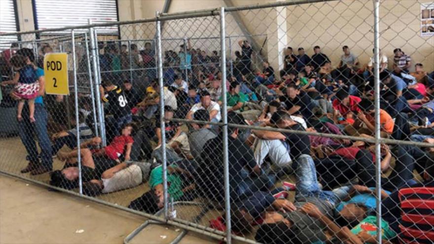 Un centro de detención de migrantes en Estados Unidos.