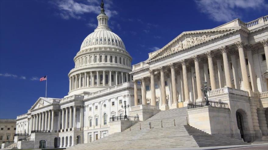 El edificio del Senado estadounidense, en Washington, la capital.
