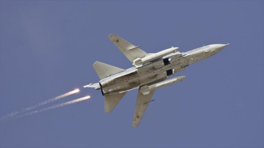 Vídeo: Rusia realiza desfile aéreo en Siria por Día de la Victoria