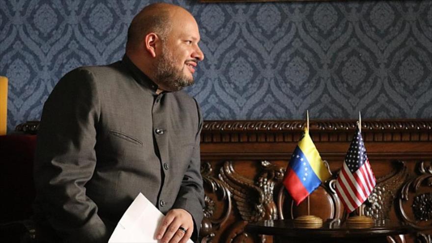 El vicecanciller de Venezuela para asuntos de América del Norte, Carlos Ron Martínez.