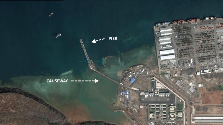 Imágenes muestran la base de China en Yibuti que pronto acogerá navíos. (Foto: @detresfa)