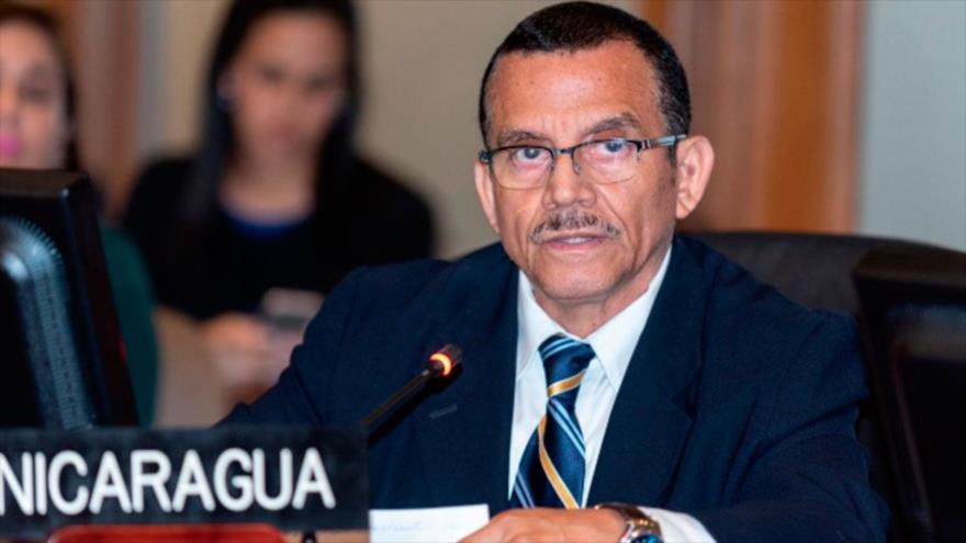 El representante de Nicaragua ante la Organización de Estados Americanos (OEA), Luis Alvarado.