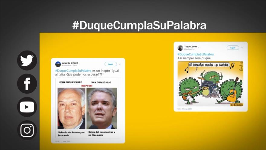 Etiquetaje: Negligencia de Duque frente a sus compromisos genera polémica | HISPANTV