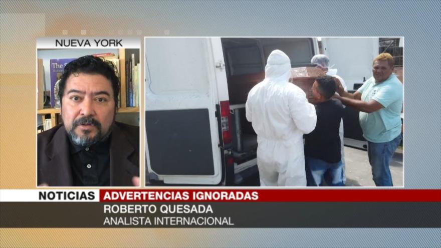Qesada: Trump no deja de politizar la COVID-19