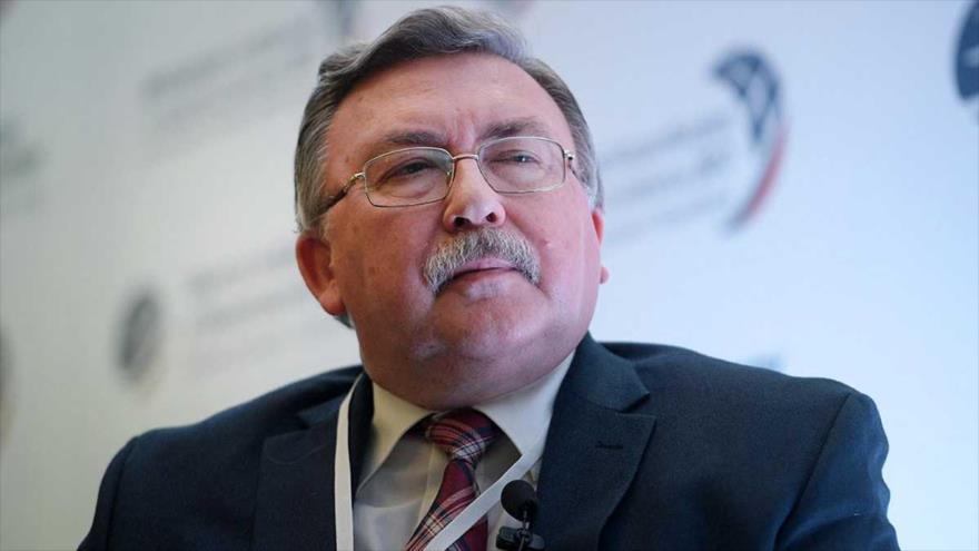 El representante permanente de Rusia ante las organizaciones internacionales radicadas en Viena (capital de Austria), Mijaíl Uliánov.