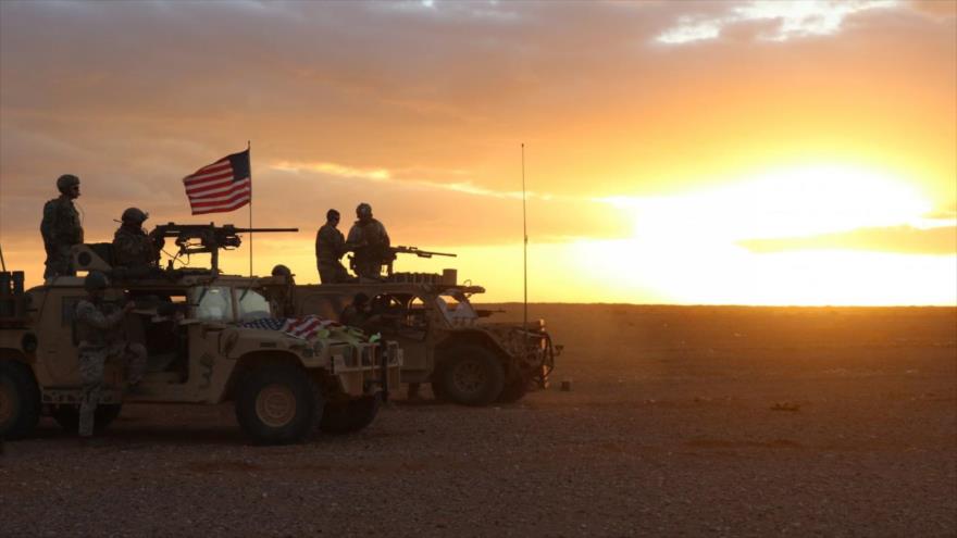 Militares estadounidenses en Al-Tanf, sita en el extremo suroriental de la provincia siria de Homs (centro).