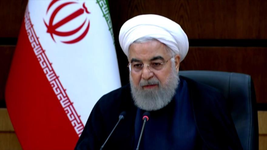 Rohani: Ni coronavirus ni EEUU arrodillarán a la nación iraní