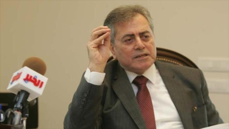 El embajador de Siria en El Líbano, Ali Abdul Karim Ali.
