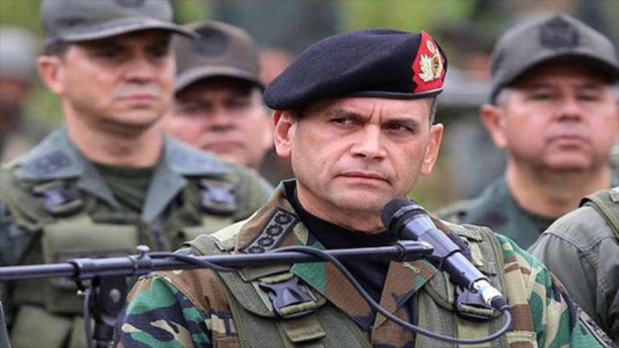 El jefe del Comando Estratégico Operacional de la Fuerza Armada Nacional Bolivariana (Ceofanb), Remigio Ceballos.