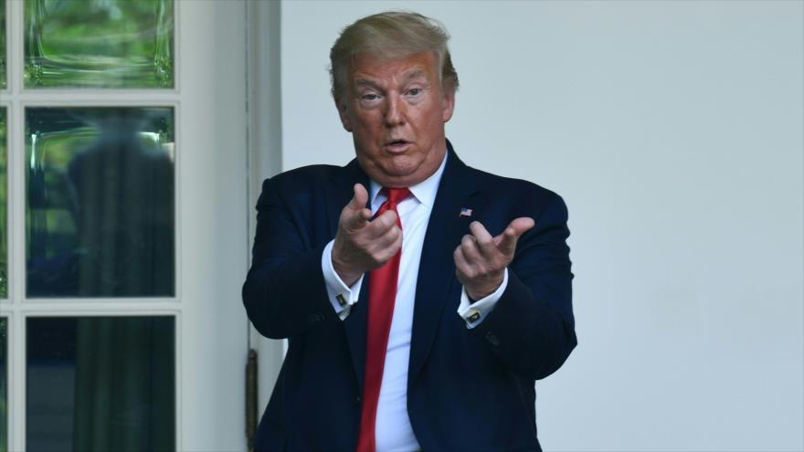 El presidente de EE.UU., Donald Trump, en la Casa Blanca, 26 de mayo de 2020. (Foto: AFP)
