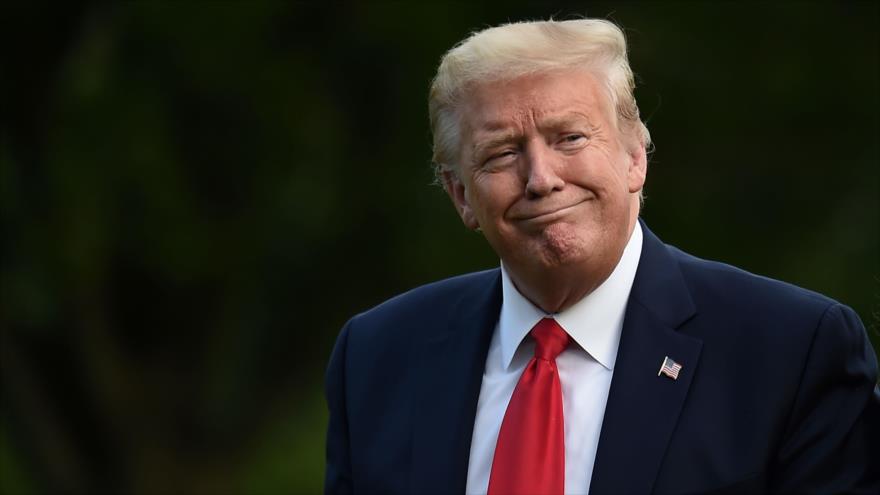 El presidente EE.UU., Donald Trump, regresa a la Casa Blanca en Washington, DC, 27 de mayo de 2020. (Foto: AFP)