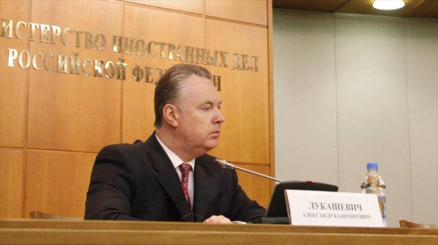 El representante permanente de Rusia ante la Organización para la Seguridad y la Cooperación en Europa (OSCE), Alexander Lukashevich. (Foto: TASS)