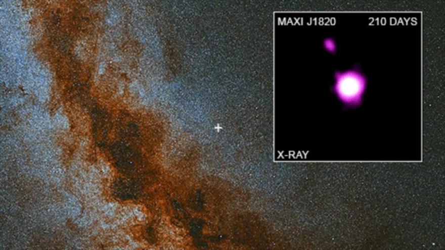 Vídeo: NASA capta un agujero negro ‘escupiendo’ parte de un astro