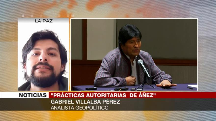 Pérez: Áñez recurre a represión por falta de legitimidad en Bolivia