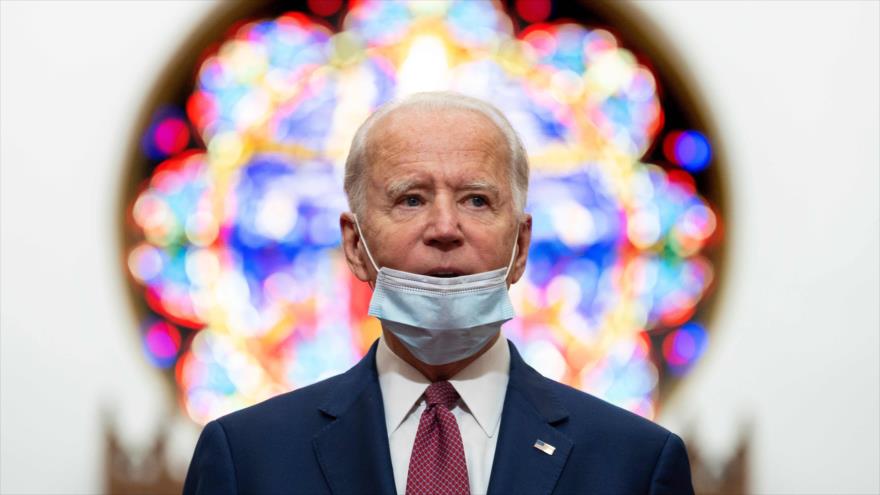 El candidato demócrata a la Presidencia de EE.UU., Joe Biden, ofrece un discurso en Washington D.C., la capital, 1 de junio de 2020. (Foto: AFP)