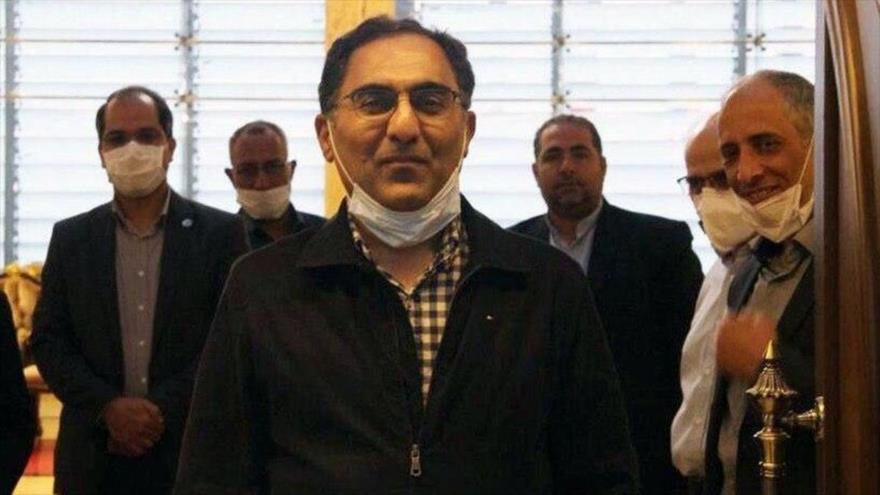 El científico iraní Sirus Asgari llega a Teherán, capital de Irán, 3 de junio de 2020.
