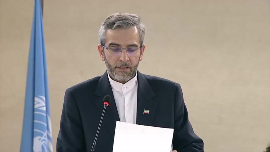 El secretario del Consejo de Derechos Humanos del Poder Judicial de Irán, Ali Baqeri Kani.