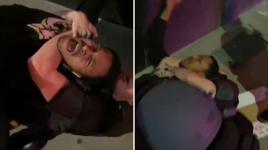 Vídeo: Otro policía de EEUU usa táctica de asfixia contra un negro | HISPANTV