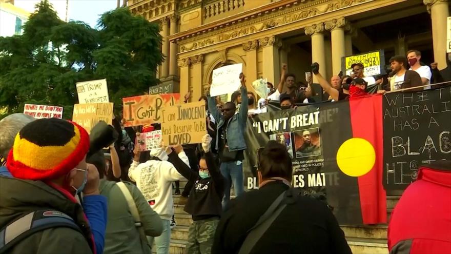 Protesta global contra racismo y brutalidad policial en EEUU | HISPANTV
