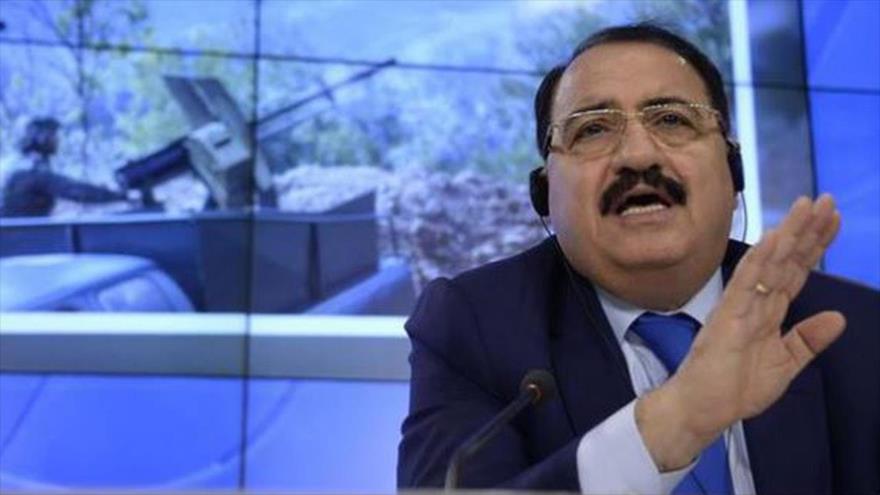 El embajador sirio en Moscú, capital de Rusia, Riad Haddad.