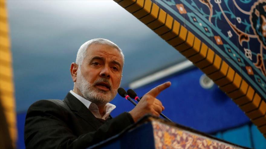 Jefe del buró político del Movimiento de Resistencia Islámica de Palestina (HAMAS), Ismail Haniya.