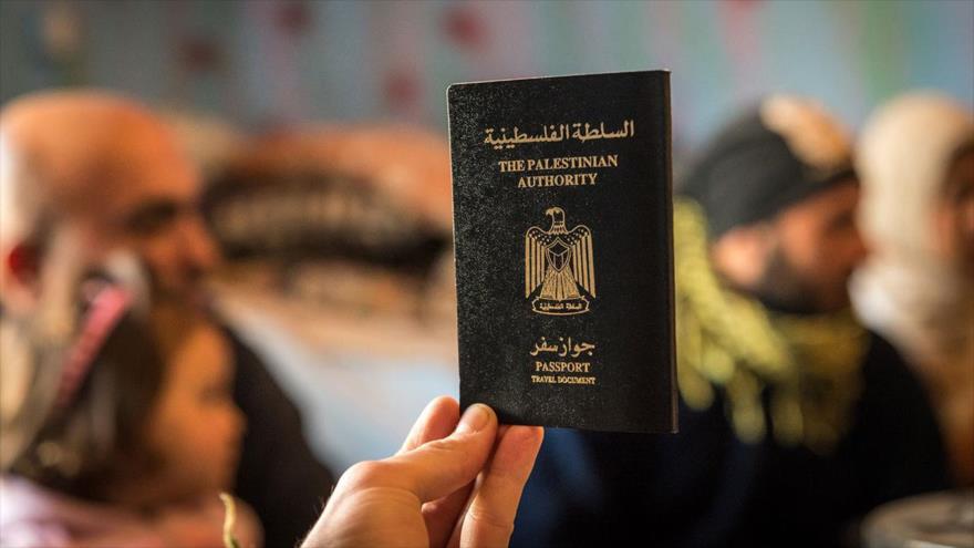 Pasaporte emitido por la Autoridad Nacional Palestina.