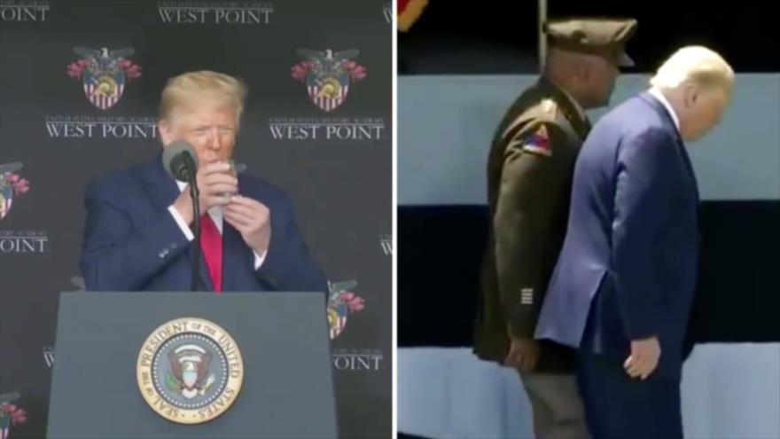Manos temblorosas de Trump generan bromas, burlas y preocupaciones | HISPANTV
