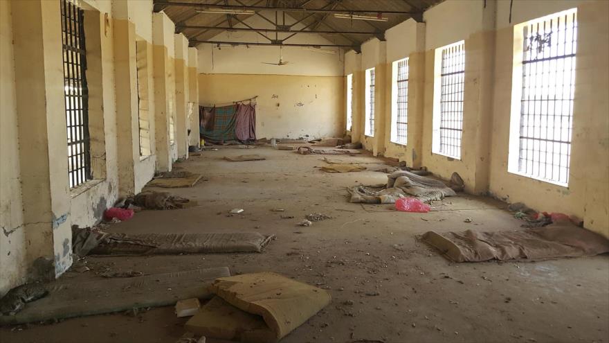 Una prisión abandonada en la provincia de Adén, sur de Yemen.