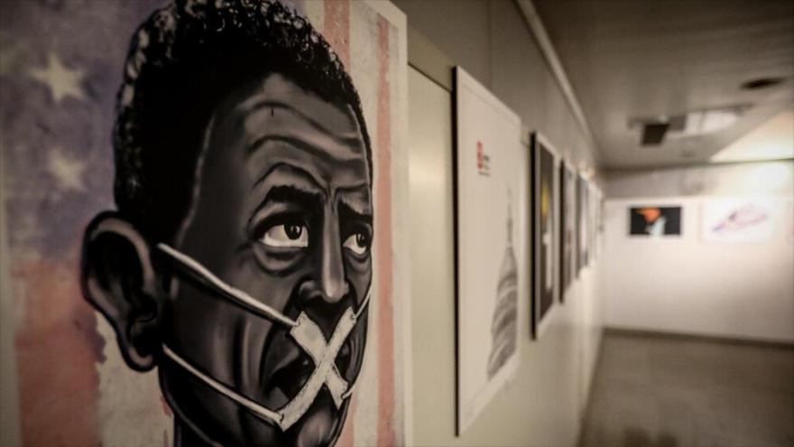Vídeo: Irán acoge la exposición internacional ‘No puedo respirar’