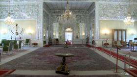 Irán: 1- Palacio de Sahebgharaniyeh 2- Ratón transgénico 3- La presentación de la ciudad de Isfahán 4- Piedras Preciosas