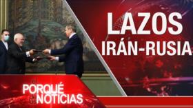 El Porqué de las Noticias: Lazos Irán-Rusia. Crisis económica de El Líbano. Crímenes de Arabia Saudí en Yemen