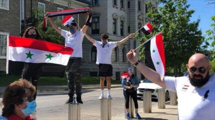 Sirios en EEUU condenan la “Ley César” aplicada por Donald Trump