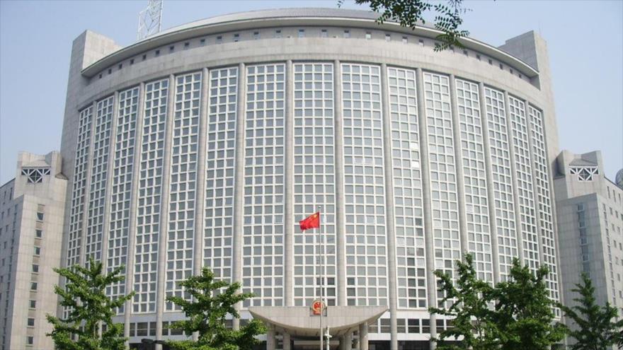 La sede de la Cancillería china en Pekín, la capital.