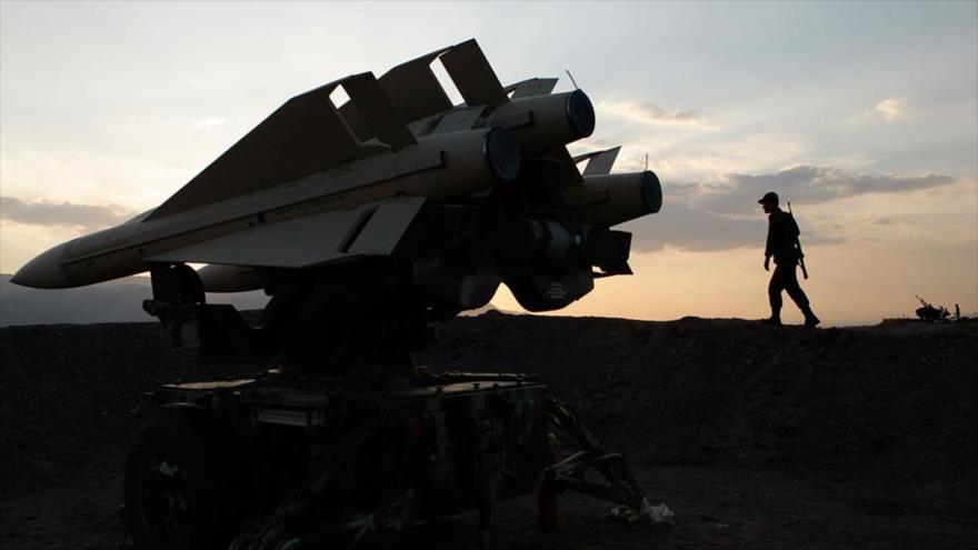 Un sistema de defensa antiaérea del Ejército de la República Islámica de Irán.