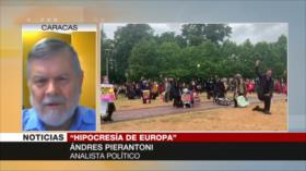 Pierantoni: Mutismo de Europa aviva las llamas de racismo en EEUU